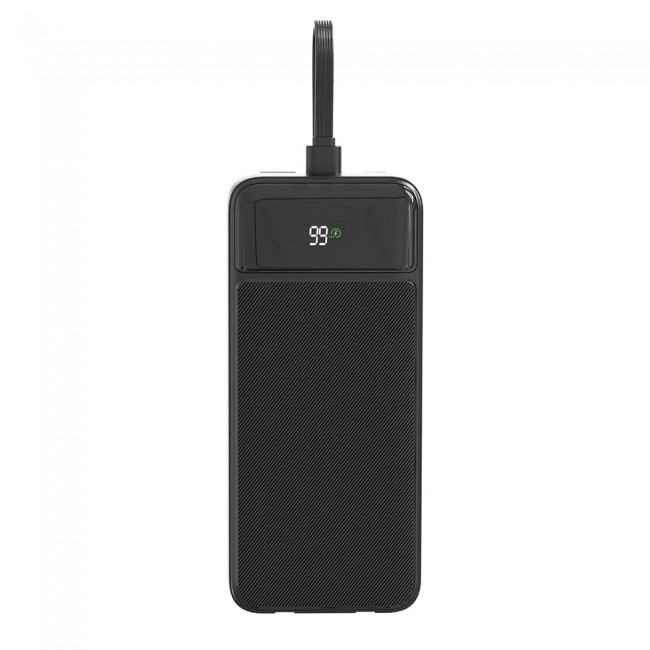 Lenyes PX355D Dijital LED Ekranlı Type-C ve Lightning Kablolu Powerbank 22.5W 30.000mAh Lenyes PX355D Dijital LED Ekranlı Type-C ve Lightning Kablolu Powerbank 22.5W 30.000mAh