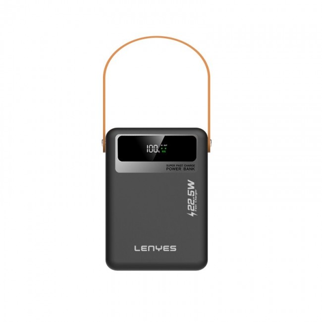 Lenyes PX892D LED Göstergeli Taşınabilir Askılı ve Led Işıklı Powerbank 22.5W 80.000mAh Lenyes PX892D LED Göstergeli Taşınabilir Askılı ve Led Işıklı Powerbank 22.5W 80.000mAh