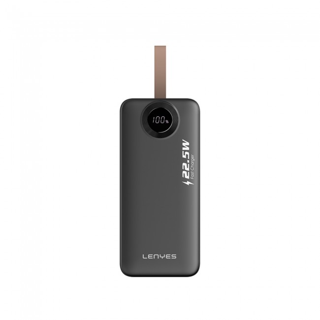 Lenyes PXD487D Dijital LED Göstergeli Type-C ve Lightning Kablolu Askılı Powerbank 22.5W 40.000mAh Lenyes PXD487D Dijital LED Göstergeli Type-C ve Lightning Kablolu Askılı Powerbank 22.5W 40.000mAh