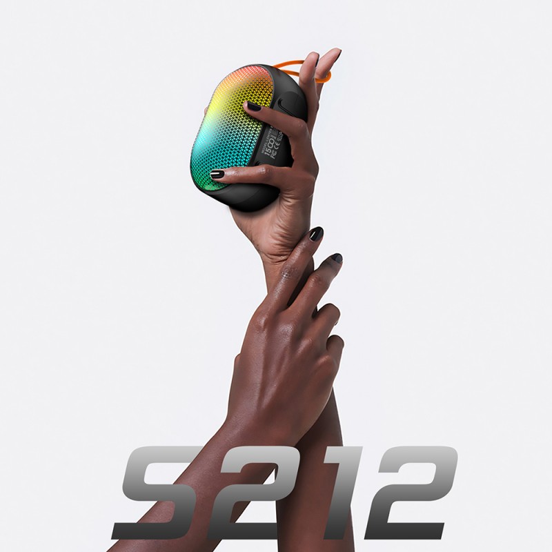 Bal-z Lenyes S212 Su Geçirmez RGB Işıklı Askılı Taşınabilir Kablosuz Bluetooth Hoparlör v5.3