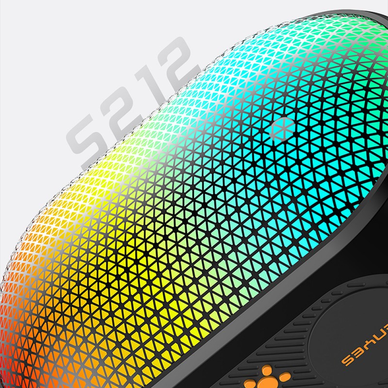 Bal-z Lenyes S212 Su Geçirmez RGB Işıklı Askılı Taşınabilir Kablosuz Bluetooth Hoparlör v5.3