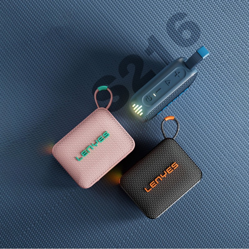 Bal-z Lenyes S216 Su Geçirmez Özellikli RGB Işıklı Askılı Mini Bluetooth Speaker Hoparlör v5.3