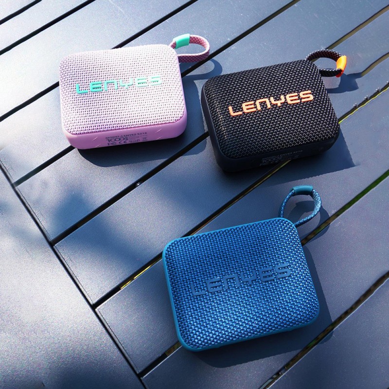 Bal-z Lenyes S216 Su Geçirmez Özellikli RGB Işıklı Askılı Mini Bluetooth Speaker Hoparlör v5.3