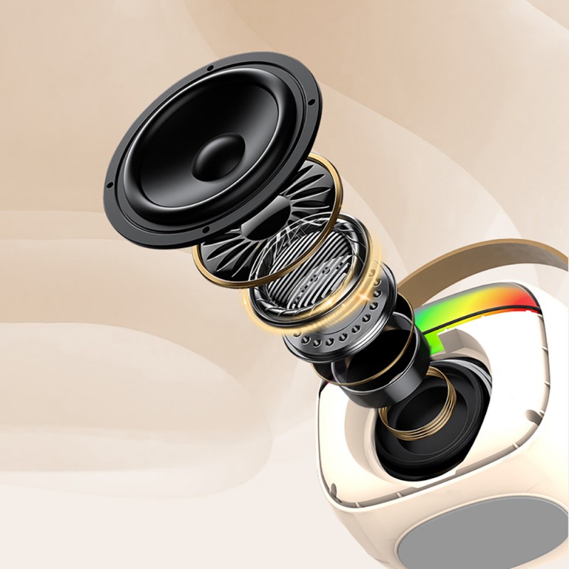 Bal-z Lenyes S227 RGB Işıklı Askılı Mikrofonlu Bluetooth Speaker Hoparlör v5.3