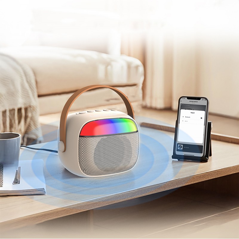 Bal-z Lenyes S227 RGB Işıklı Askılı Mikrofonlu Bluetooth Speaker Hoparlör v5.3