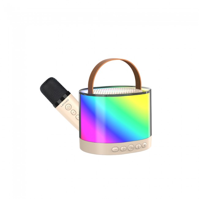 Lenyes S229 RGB Işıklı Askılı Mikrofonlu Bluetooth Speaker Hoparlör v5.3