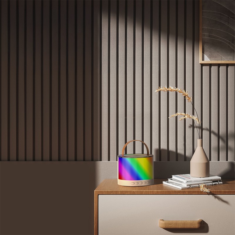 Bal-z Lenyes S229 RGB Işıklı Askılı Mikrofonlu Bluetooth Speaker Hoparlör v5.3