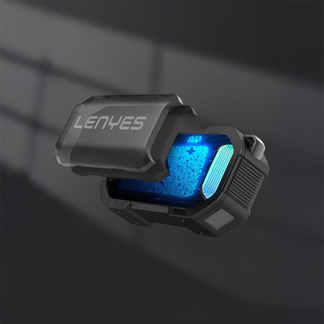 Lenyes S233 Ritme Duyarlı RGB Işıklı Taşınabilir Su Geçirmez TWS Bluetooth Hoparlör Lenyes S233 Ritme Duyarlı RGB Işıklı Taşınabilir Su Geçirmez TWS Bluetooth Hoparlör