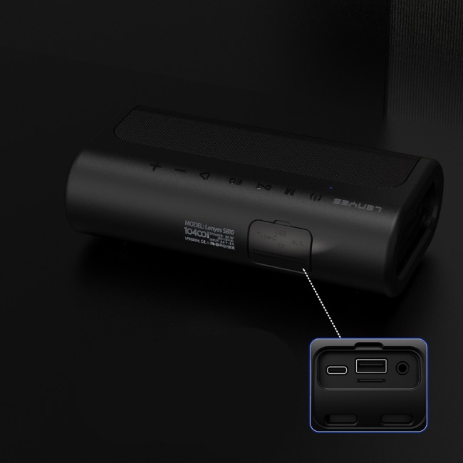 Lenyes S810 TWS Bluetooth Speaker Hoparlör v5.0 Lenyes S810 TWS Bluetooth Speaker Hoparlör v5.0