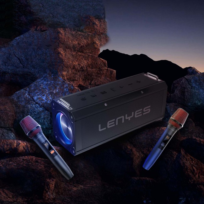 Lenyes S828 RGB Led Işıklı TWS Bluetooth Speaker Hoparlör v5.0 Lenyes S828 RGB Led Işıklı TWS Bluetooth Speaker Hoparlör v5.0