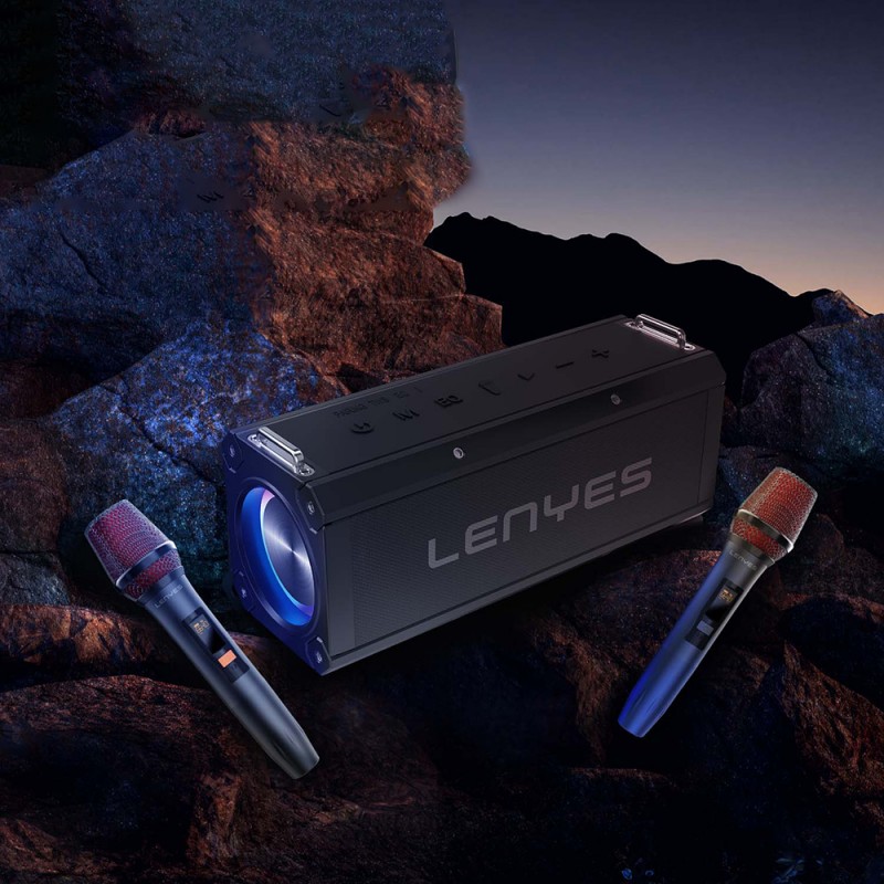 Bal-z Lenyes S828 RGB Led Işıklı TWS Bluetooth Speaker Hoparlör v5.0