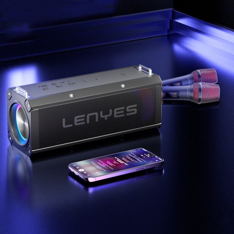 Bal-z Lenyes S828 RGB Led Işıklı TWS Bluetooth Speaker Hoparlör v5.0