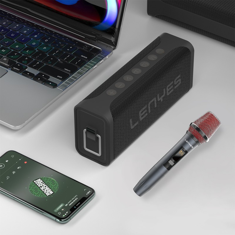 Bal-z Lenyes S829 Karaoke Mikrofonlu Bluetooth Speaker Hoparlör v5.0