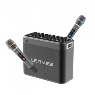 Lenyes S830 Mikrofonlu Çoklu Giriş TWS Karaoke Bluetooth Hoparlör v5.0 160W Lenyes S830 Mikrofonlu Çoklu Giriş TWS Karaoke Bluetooth Hoparlör v5.0 160W