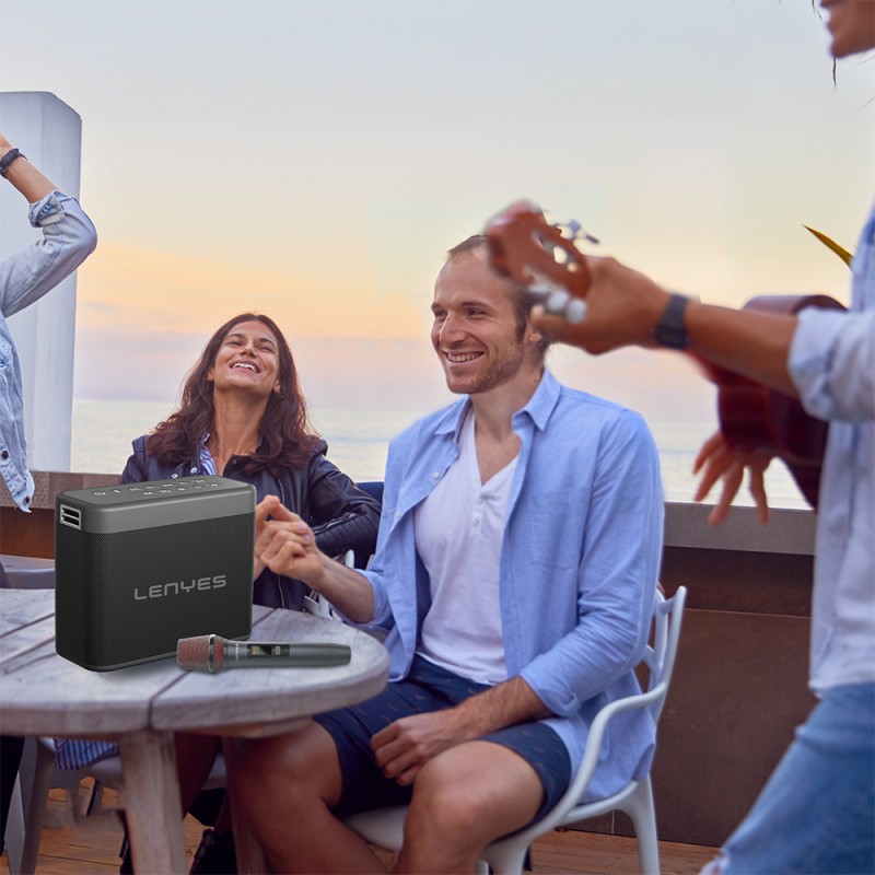 Bal-z Lenyes S832 TWS Bluetooth Speaker Hoparlör ve Karaoke Bluetooth Mikrofon v5.0