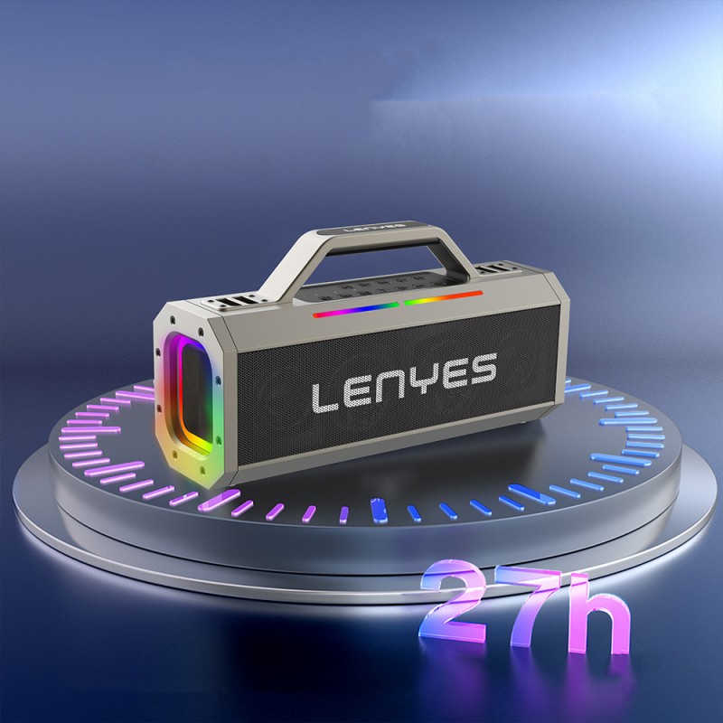 Bal-z Lenyes S833 RGB Led Işıklı Bluetooth Speaker Hoparlör ve Karaoke Bluetooth Mikrofon v5.0