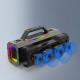 Lenyes S833 RGB Led Işıklı Bluetooth Speaker Hoparlör ve Karaoke Bluetooth Mikrofon v5.0 Lenyes S833 RGB Led Işıklı Bluetooth Speaker Hoparlör ve Karaoke Bluetooth Mikrofon v5.0