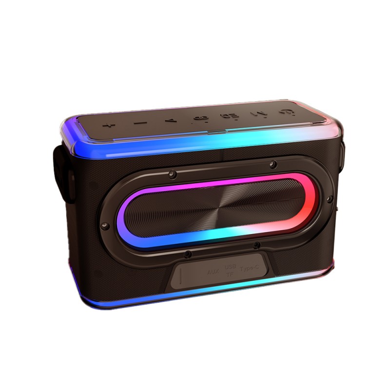 Bal-z Lenyes S834 RGB Led Işıklı Bluetooth Speaker Hoparlör ve Karaoke Bluetooth Mikrofon