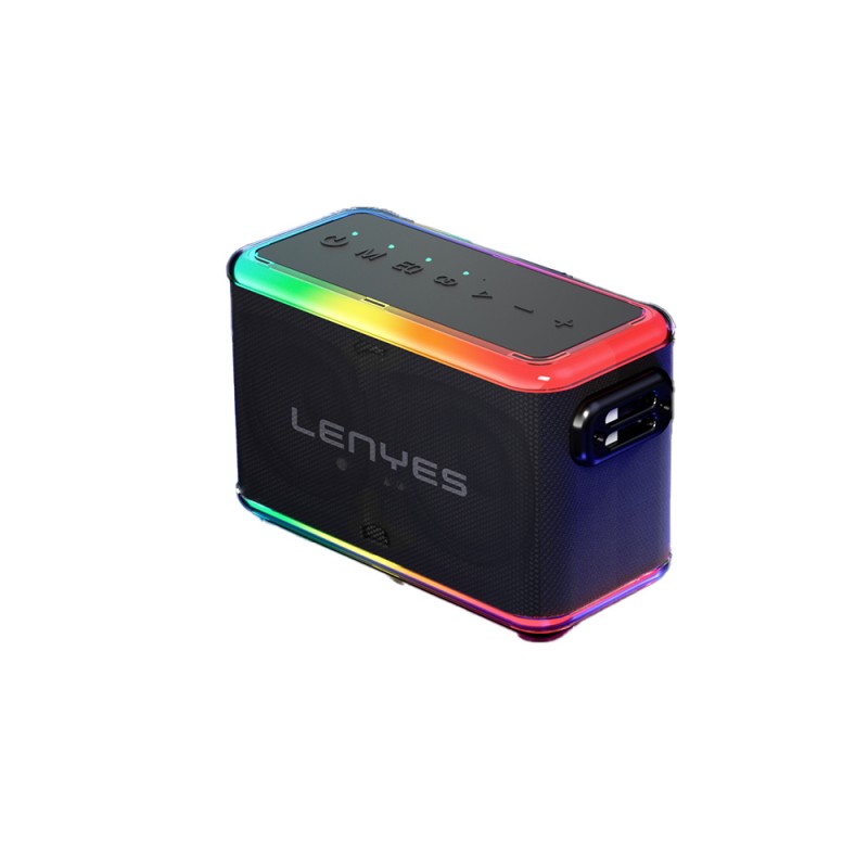 Bal-z Lenyes S834 RGB Led Işıklı Bluetooth Speaker Hoparlör ve Karaoke Bluetooth Mikrofon