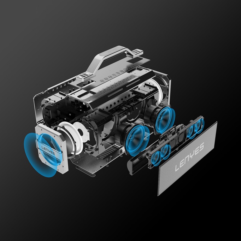 Bal-z Lenyes S836 RGB Led Işıklı TWS Bluetooth Speaker Hoparlör v5.0