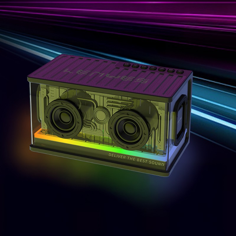 Bal-z Lenyes S839 RGB Işıklı Taşınabilir TWS Bluetooth Hoparlör v5.2