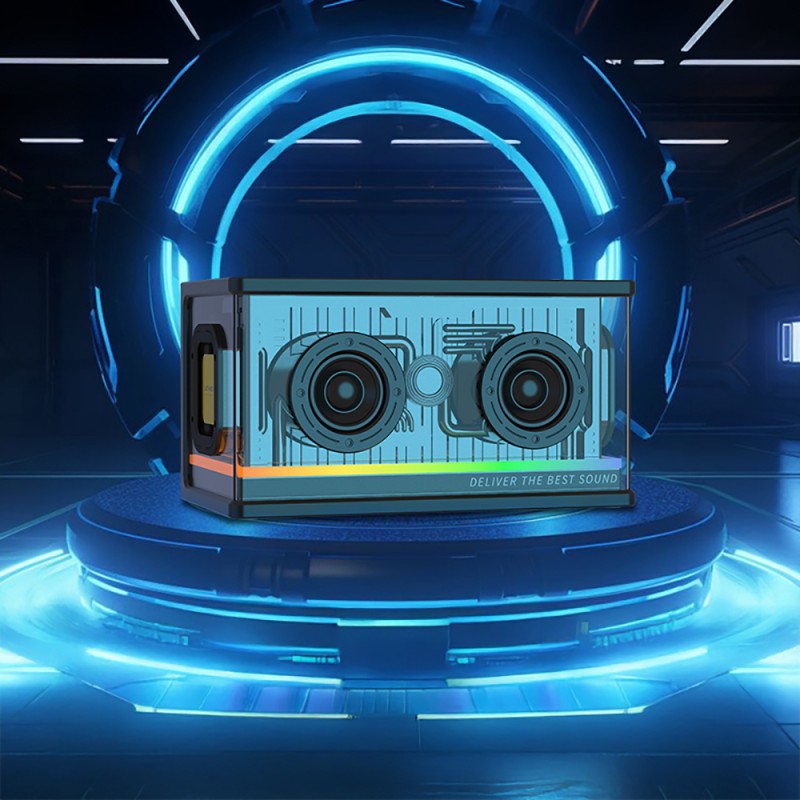 Bal-z Lenyes S839 RGB Işıklı Taşınabilir TWS Bluetooth Hoparlör v5.2