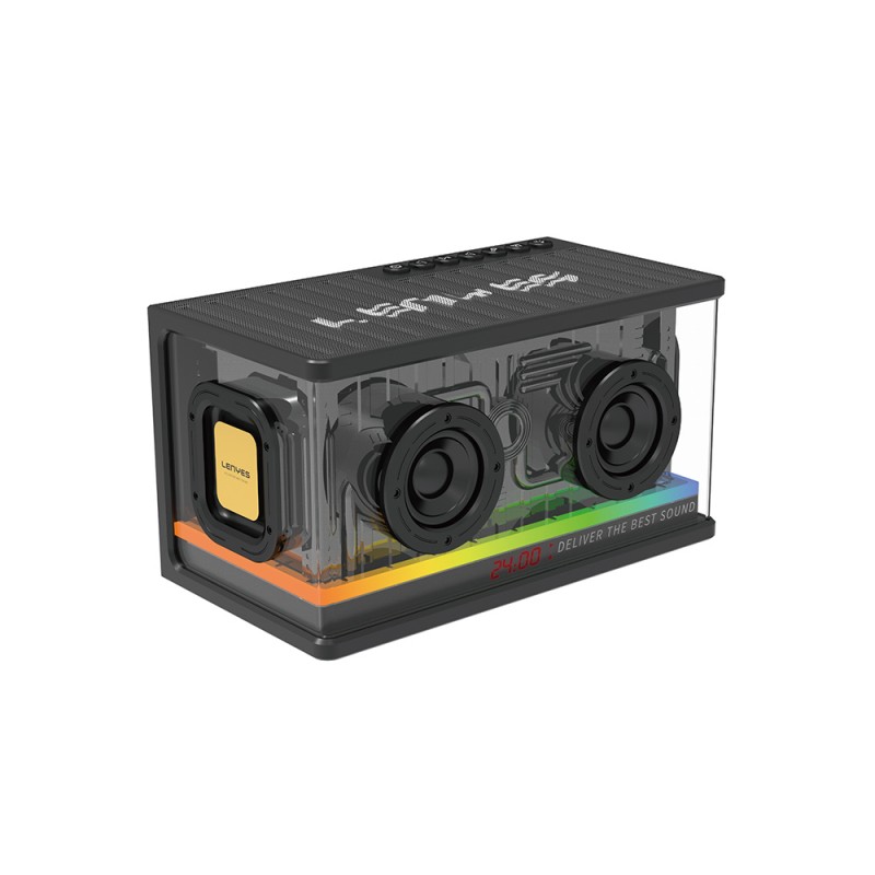 Bal-z Lenyes S839 RGB Işıklı Taşınabilir TWS Bluetooth Hoparlör v5.2