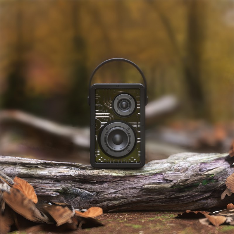 Bal-z Lenyes S860 RGB Işıklı Taşınabilir Bluetooth Speaker Hoparlör v5.3