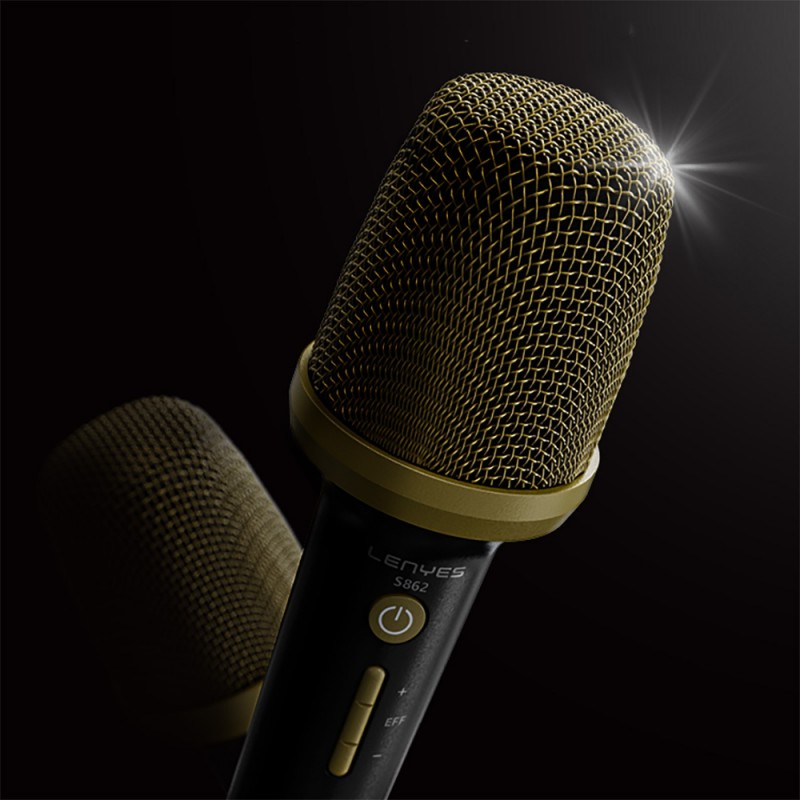 Bal-z Lenyes S862 Su Geçirmez Mikrofonlu Çoklu Giriş Karaoke Bluetooth Hoparlör v5.3 120W