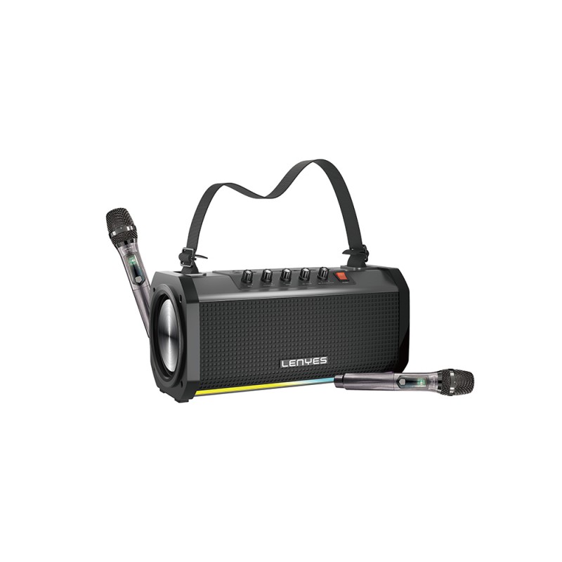 Bal-z Lenyes S863 RGB Led Işıklı Mikrofonlu TWS Bluetooth Speaker Hoparlör v5.3