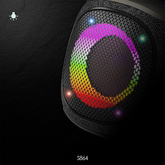 Lenyes S864 RGB Işıklı Taşınabilir TWS Bluetooth Speaker Hoparlör v5.3 Lenyes S864 RGB Işıklı Taşınabilir TWS Bluetooth Speaker Hoparlör v5.3