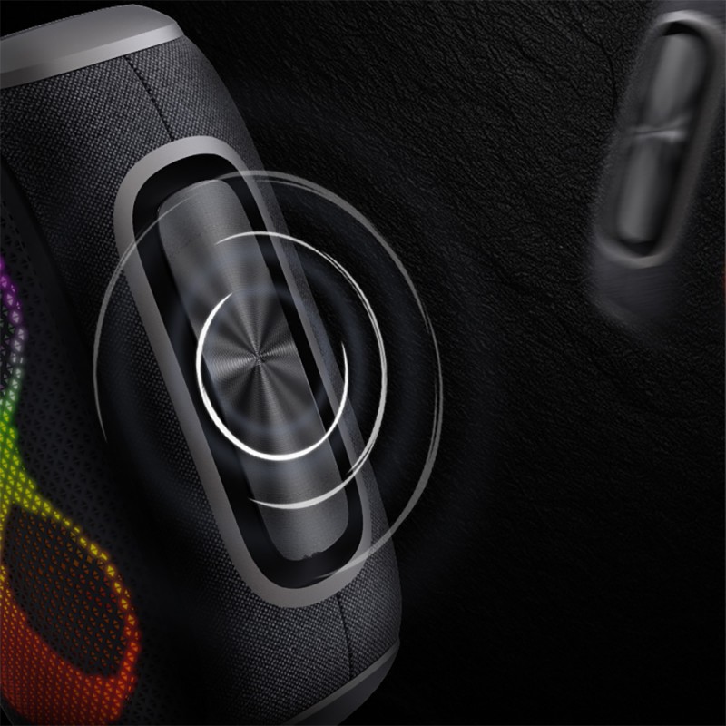 Bal-z Lenyes S865 Luminous Serisi Su Geçirmez Çoklu Giriş RGB Işıklı TWS Bluetooth Hoparlör v5.3 40W