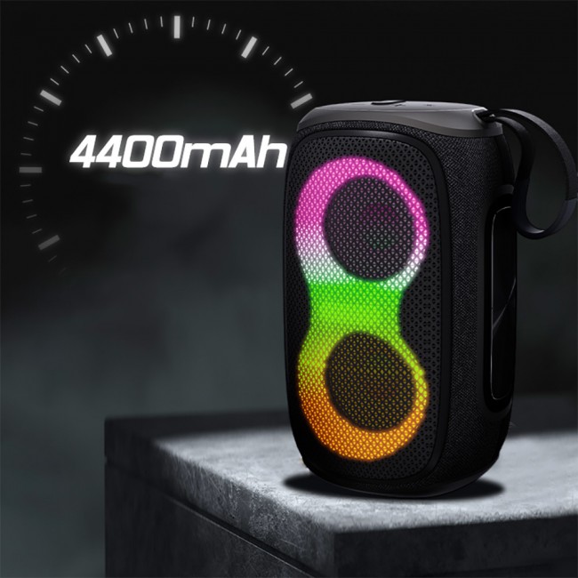 Lenyes S865 Luminous Serisi Su Geçirmez Çoklu Giriş RGB Işıklı TWS Bluetooth Hoparlör v5.3 40W Lenyes S865 Luminous Serisi Su Geçirmez Çoklu Giriş RGB Işıklı TWS Bluetooth Hoparlör v5.3 40W