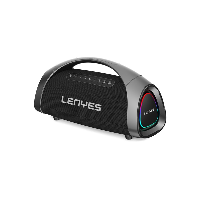 Bal-z Lenyes S873 RGB Işıklı Taşınabilir Kumandalı&Mikrofonlu TWS Bluetooth Speaker Hoparlör v5.3