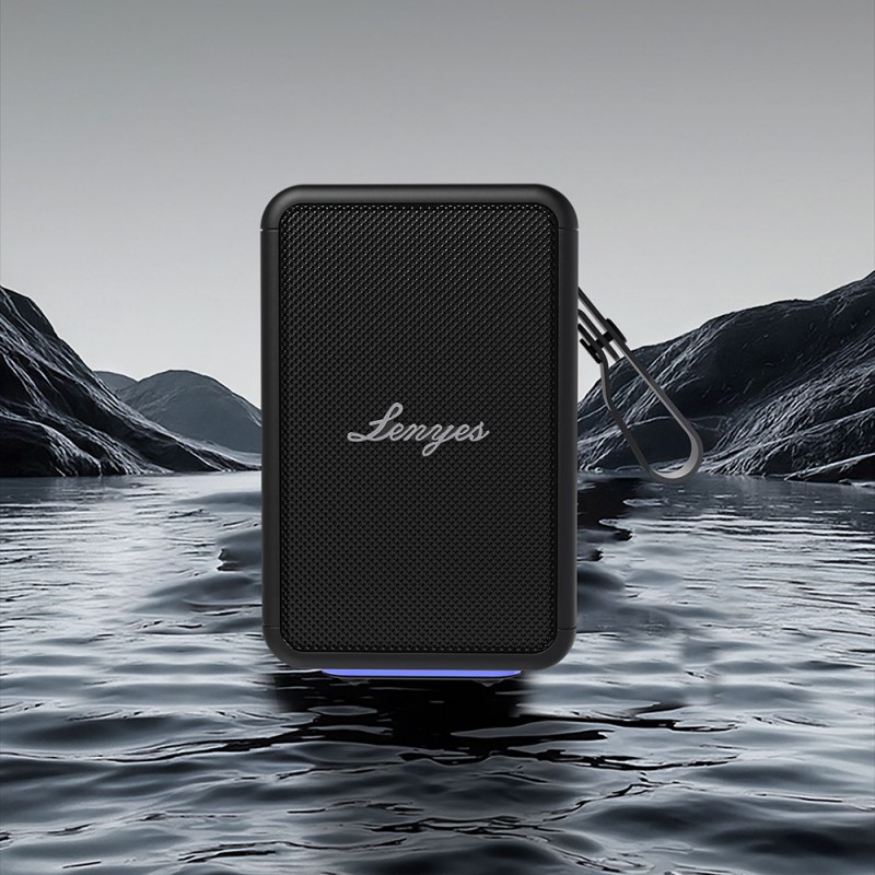 Bal-z Lenyes S874 Su Geçirmez Özellikli RGB Işıklı Askılı Taşınabilir TWS Bluetooth Hoparlör v5.3