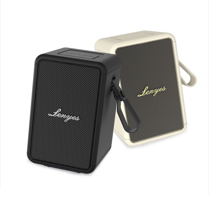 Bal-z Lenyes S874 Su Geçirmez Özellikli RGB Işıklı Askılı Taşınabilir TWS Bluetooth Hoparlör v5.3