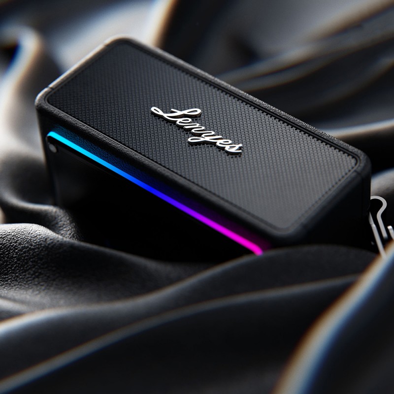 Bal-z Lenyes S876 Supreme Serisi RGB Işıklı Taşınabilir Su Geçirmez TWS Bluetooth Hoparlör v5.3 45W