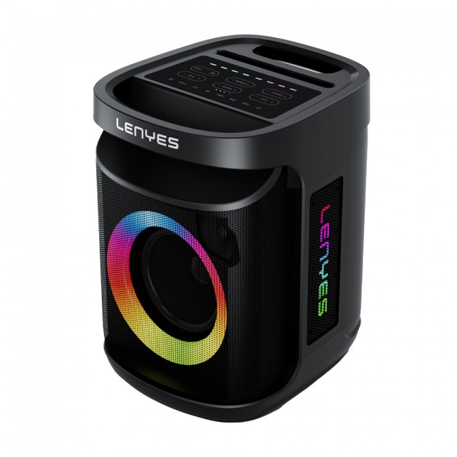 Lenyes S881 Su Geçirmez Mikrofonlu Çoklu Giriş RGB Işıklı TWS Karaoke FM Bluetooth Hoparlör v5.3 120W Lenyes S881 Su Geçirmez Mikrofonlu Çoklu Giriş RGB Işıklı TWS Karaoke FM Bluetooth Hoparlör v5.3 120W