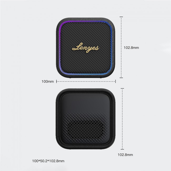 Lenyes S890 Su Geçirmez Özellikli RGB Işıklı Askılı Mini OTG-TWS Bluetooth Hoparlör v5.3 Lenyes S890 Su Geçirmez Özellikli RGB Işıklı Askılı Mini OTG-TWS Bluetooth Hoparlör v5.3