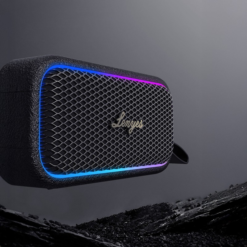 Bal-z Lenyes S891 RGB Işıklı Taşınabilir Su Geçirmez OTG-TWS Bluetooth Hoparlör v5.3 80W