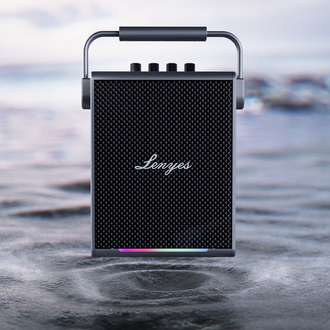 Lenyes Titan 1 Serisi RGB Işıklı Çift Mikrofonlu Bluetooth Speaker Hoparlör v5.3 5000mAh Lenyes Titan 1 Serisi RGB Işıklı Çift Mikrofonlu Bluetooth Speaker Hoparlör v5.3 5000mAh