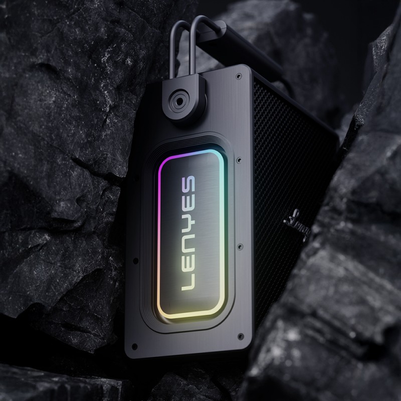 Bal-z Lenyes Titan 1 Serisi RGB Işıklı Çift Mikrofonlu Bluetooth Speaker Hoparlör v5.3 5000mAh