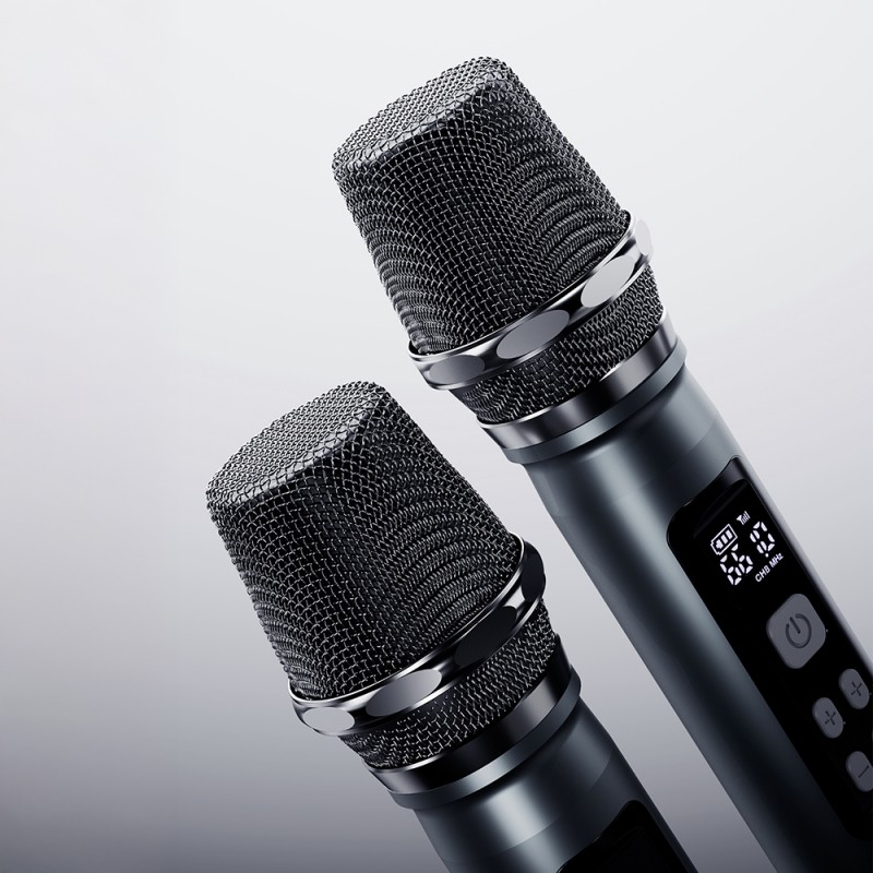 Bal-z Lenyes Titan 2 Serisi RGB Işıklı Çİft Mikrofonlu Taşınabilir TWS Bluetooth Speaker Hoparlör v5.3 5000mAh