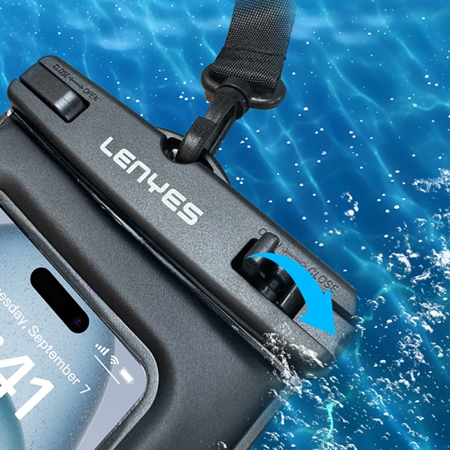 Lenyes WB2002 IP68 Sertifikalı Universal Su Geçirmez 6.7 inç Kılıf Lenyes WB2002 IP68 Sertifikalı Universal Su Geçirmez 6.7 inç Kılıf