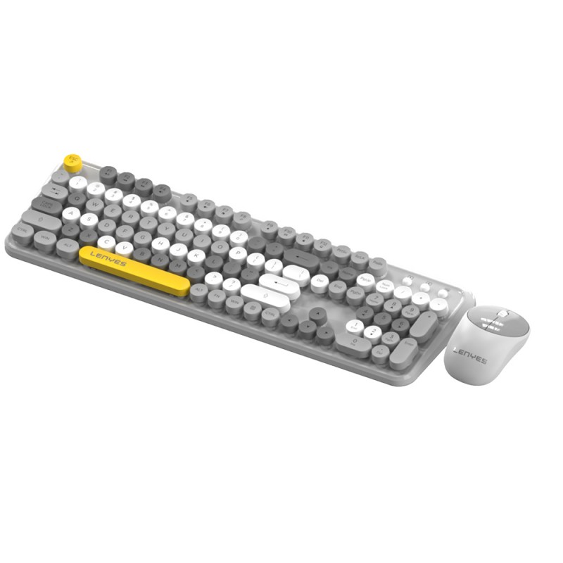 Bal-z Lenyes WK103 Mekanik 2in1 2.4G Kablosuz Klavye ve 1600 DPI Mouse Seti