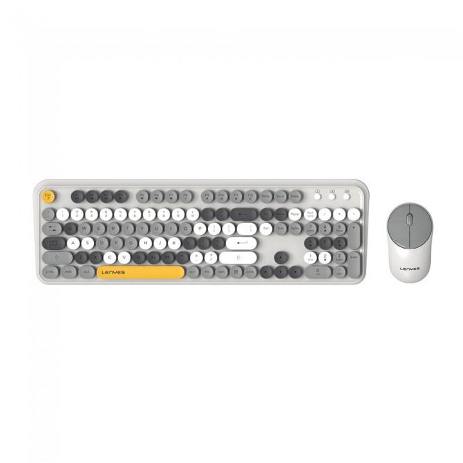 Lenyes WK103 Mekanik 2in1 2.4G Kablosuz Klavye ve 1600 DPI Mouse Seti Lenyes WK103 Mekanik 2in1 2.4G Kablosuz Klavye ve 1600 DPI Mouse Seti