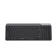 Lenyes WK106 Sessiz Tuş Tasarımlı Entegre Stand Bölmeli Çift Bluetooth Bağlantılı 2.4G Kablosuz Klavye Lenyes WK106 Sessiz Tuş Tasarımlı Entegre Stand Bölmeli Çift Bluetooth Bağlantılı 2.4G Kablosuz Klavye