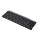Lenyes WK106 Sessiz Tuş Tasarımlı Entegre Stand Bölmeli Çift Bluetooth Bağlantılı 2.4G Kablosuz Klavye Lenyes WK106 Sessiz Tuş Tasarımlı Entegre Stand Bölmeli Çift Bluetooth Bağlantılı 2.4G Kablosuz Klavye