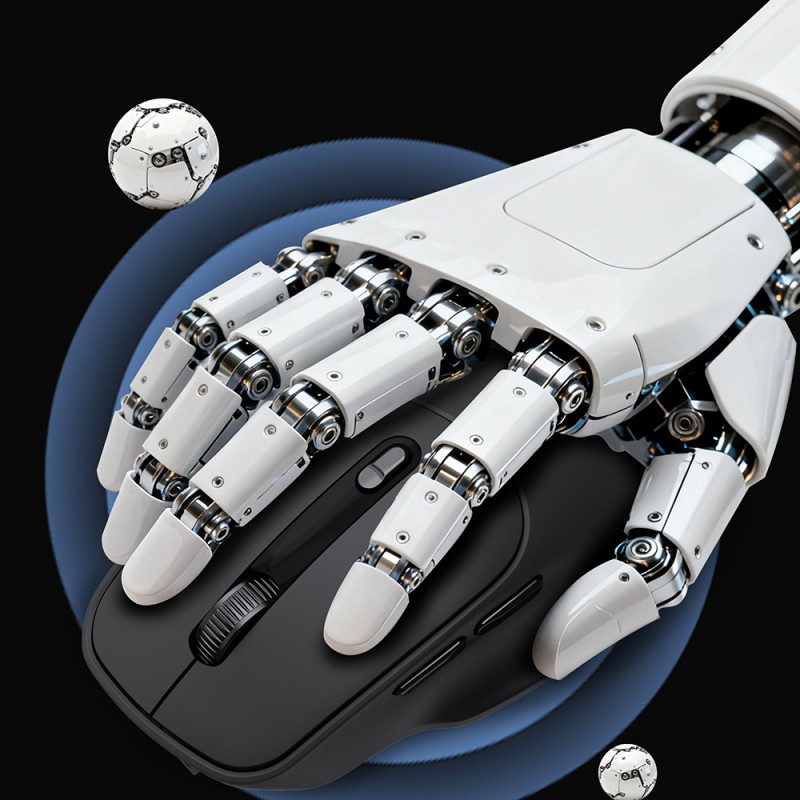 Bal-z Lenyes WS105 Sessiz Buton Tasarımlı Ergonomik Çift Bluetooth Bağlantılı 2.4G Kablosuz Mouse 1600 DPI