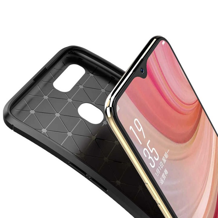 Oppo A12 Kılıf Zore Negro Silikon Kapak